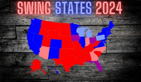 Swing states e a eleição presidencial 2024